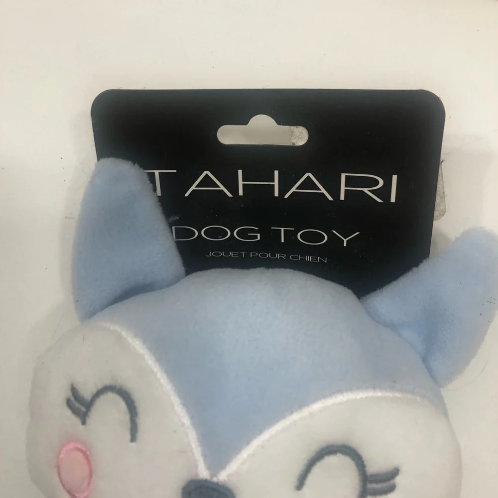 Tahari Blue Fox Plush Toy